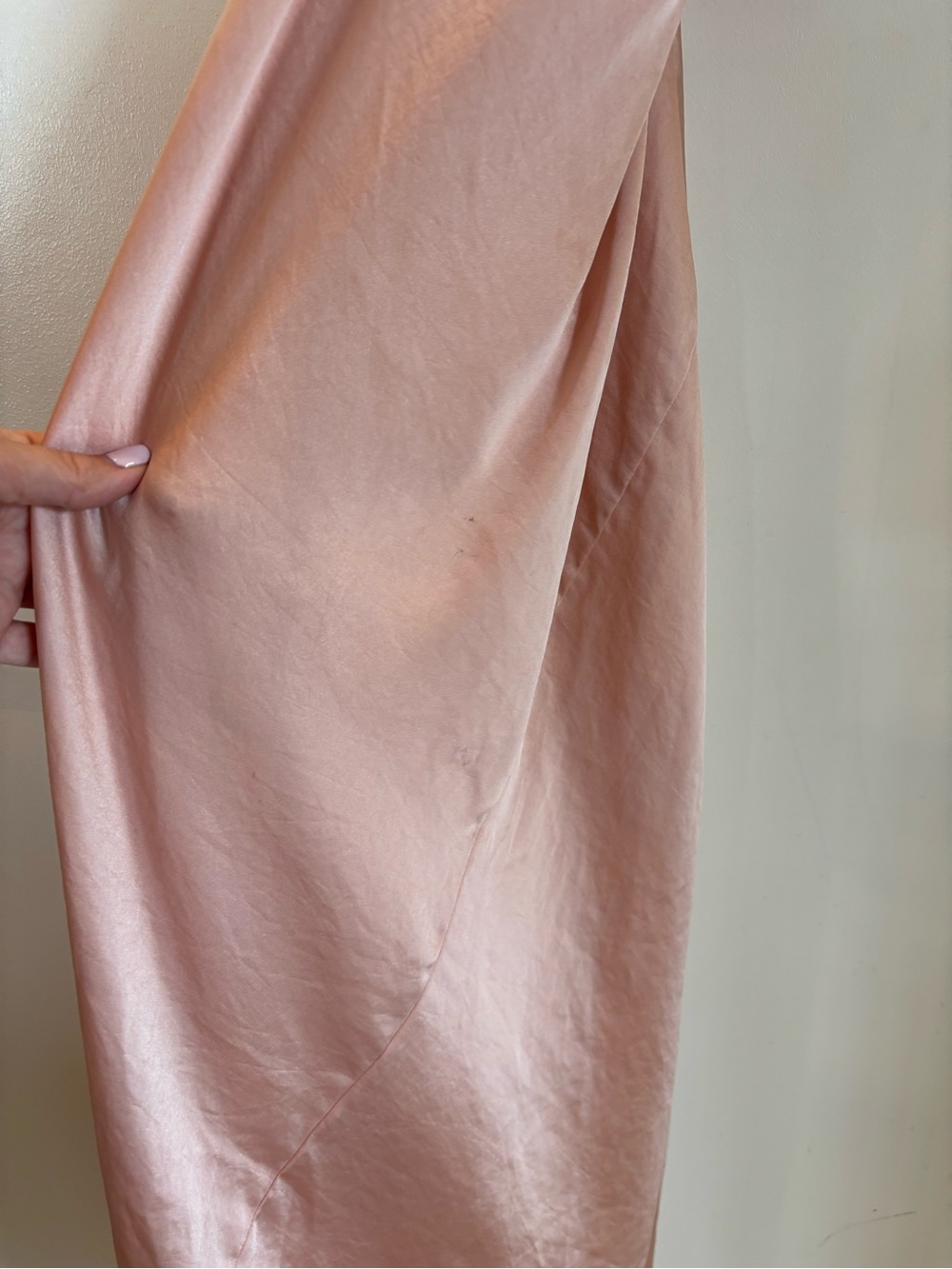 Wilfred Satin Slip Slit Midi Dress - Picture 8 of 13